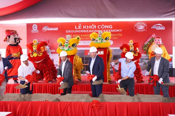 Highlands Coffee breaks ground on $21 million plant in Ba Ria-Vung Tau - Vimarsana News