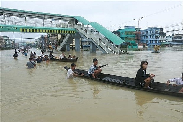 Myanmar closes over 200 schools due to floods | World | Vietnam+ (VietnamPlus)