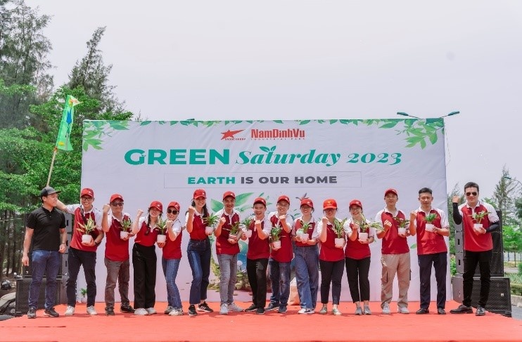 Nam Dinh Vu Industrial Park's green development