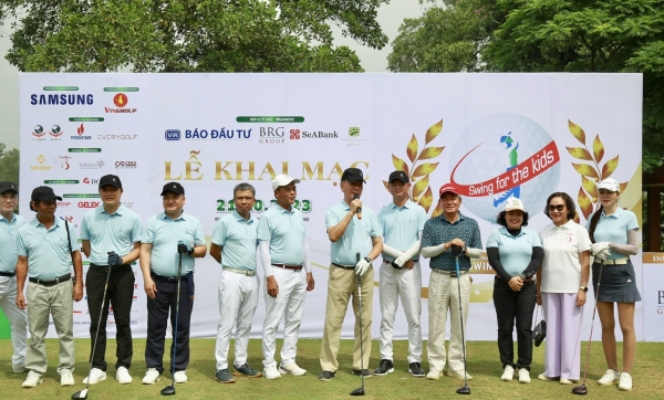 250 golfers tee off at 16th Swing for the Kids charity golf event