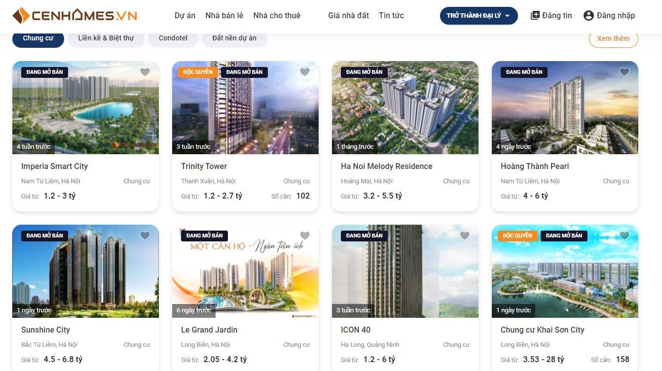 Why has Cenhomes.vn become a leading online property price valuation tool?