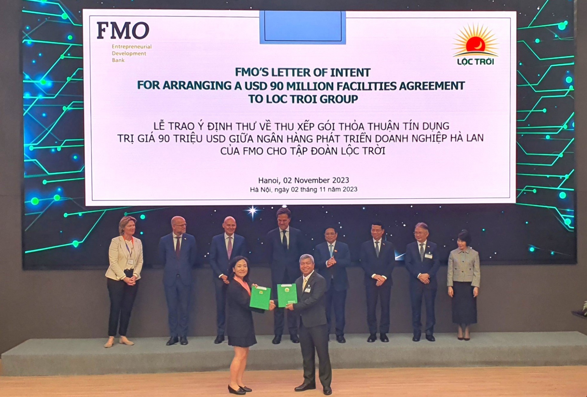 loc troi and fmo sign 90 million credit package to advance sustainable rice production