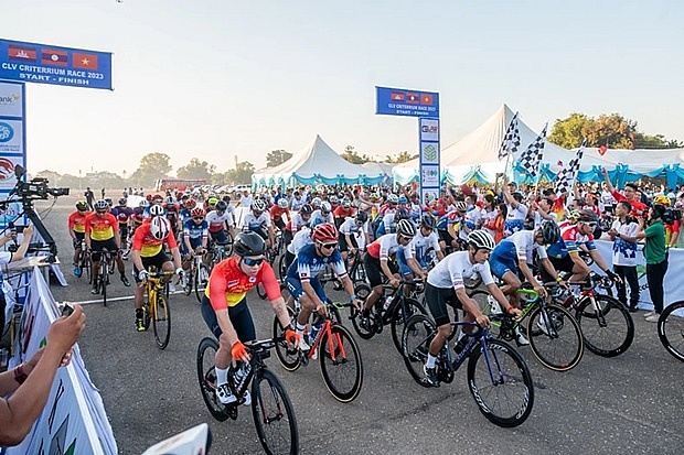 First Cambodia-Laos-Vietnam friendship bicycle race opens in Laos  ​ | Culture - Sports  | Vietnam+ (VietnamPlus)