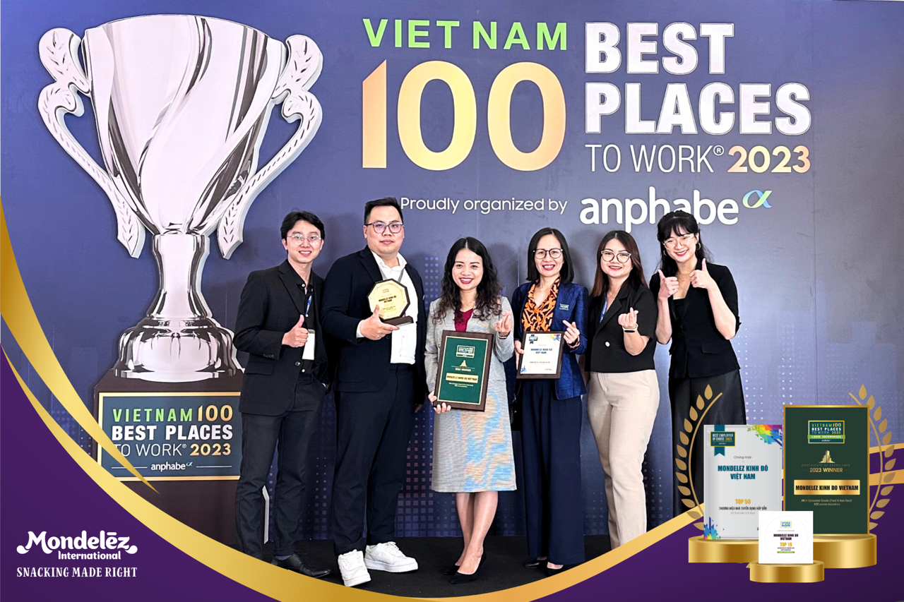Mondelez Kinh Do climbs Top 100 Best Places to Work in Vietnam standings