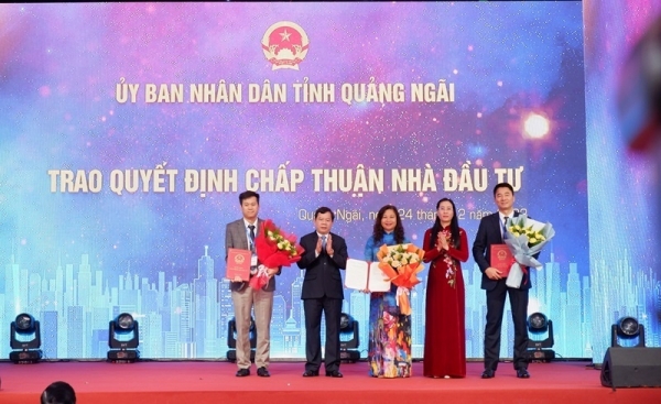 Quang Ngai awards investment licences to new projects valued at nearly $600 million - Vimarsana News