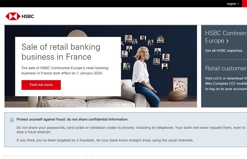 HSBC France retail bank sold to US fund Cerberus