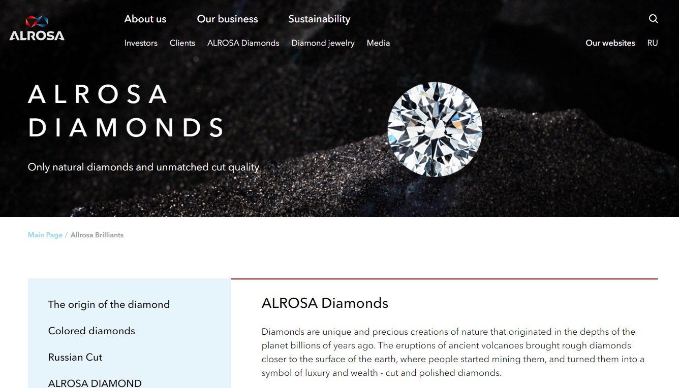 EU sanctions Russia's largest diamond producer Alrosa