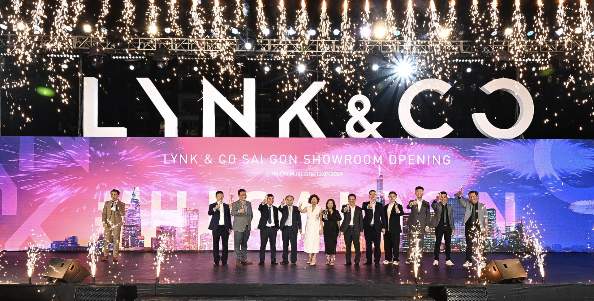 lynk co car brand launches in ho chi minh city