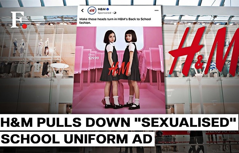 H&M pulls ad accused of sexualising kids