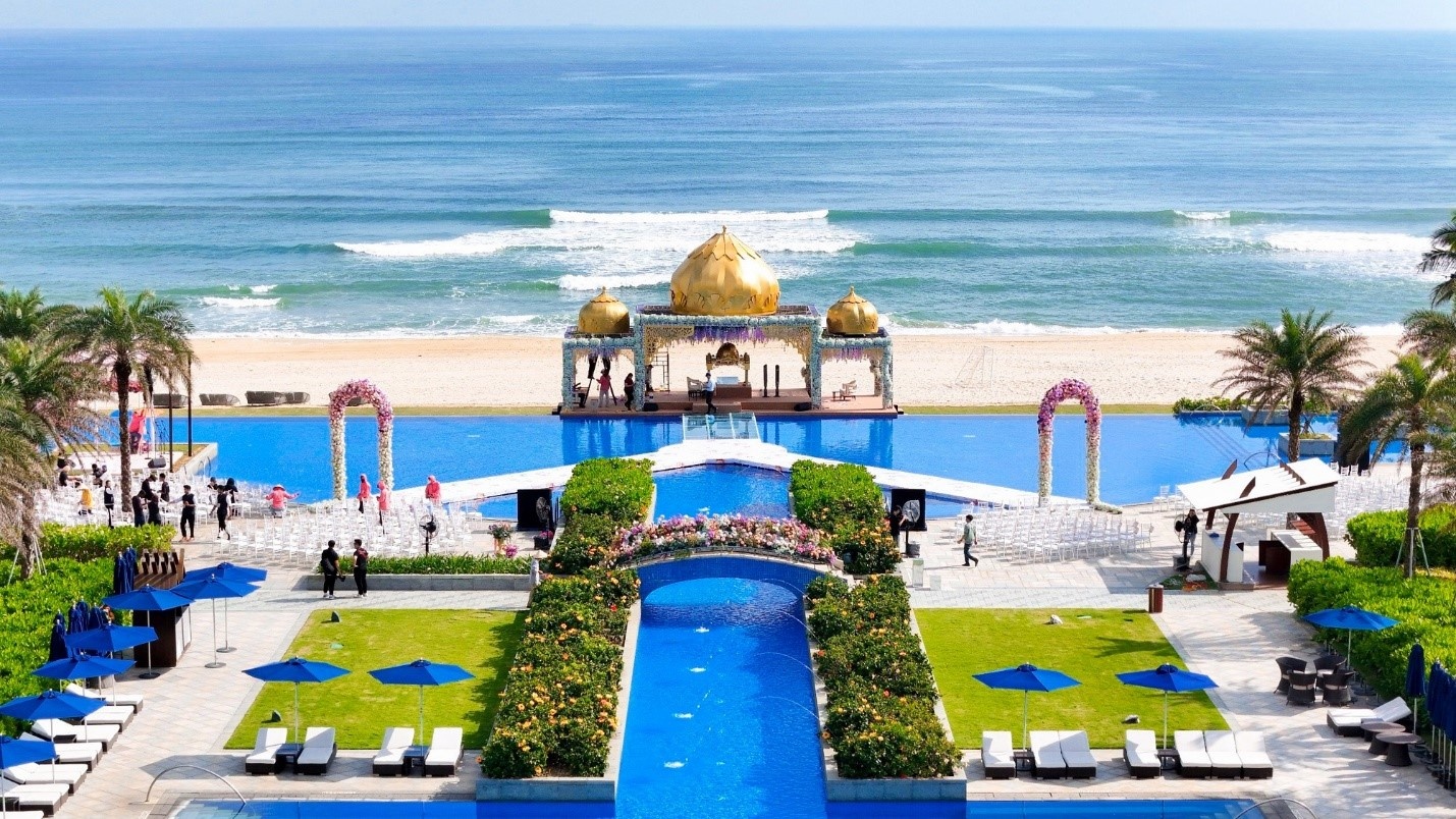 Sheraton Danang Resort is a popular wedding venue for Indian jet set