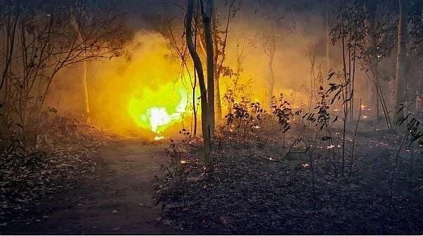 Wildfires rampant in northern Thailand