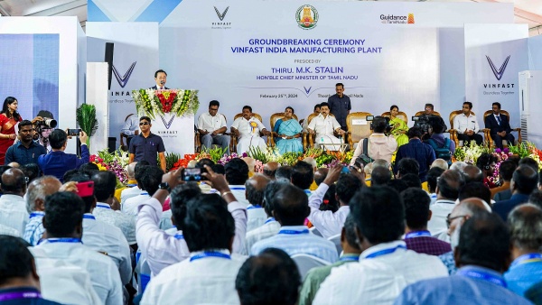 Construction starts on Vinfast's $500 million EV factory in India
