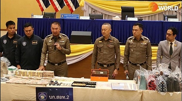 Thai police crackdown on major online gambling network