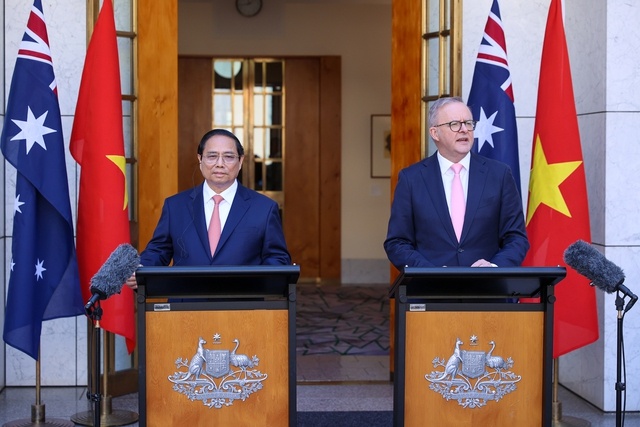 Australia and Vietnam upgrades ties to a comprehensive strategic partnership