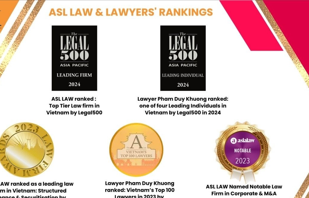 ASL Law awarded top honours by industry