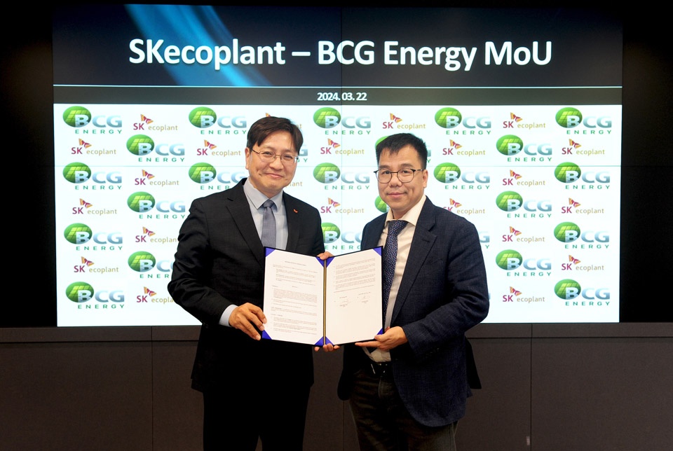 SK Ecoplant ties up with BCG Energy to co-develop 700MW of renewable energy