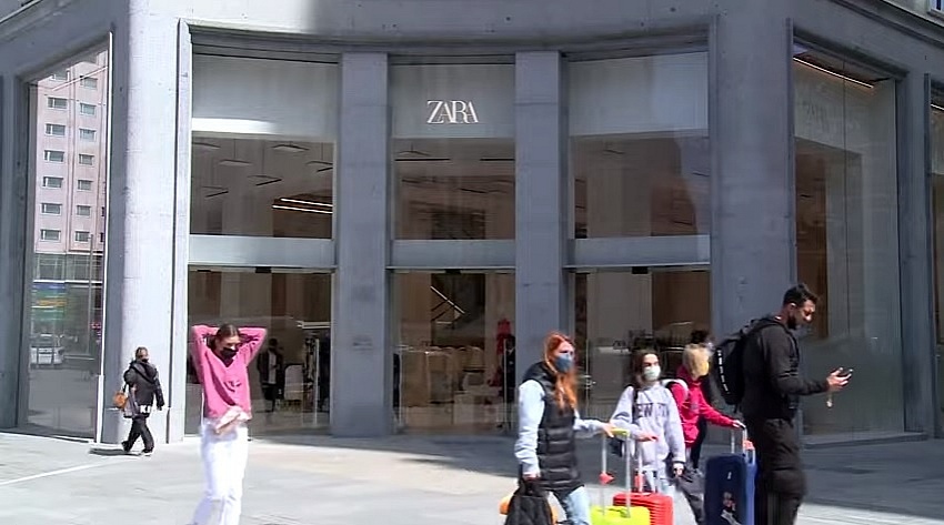 Zara owner Inditex workers protest after record profits