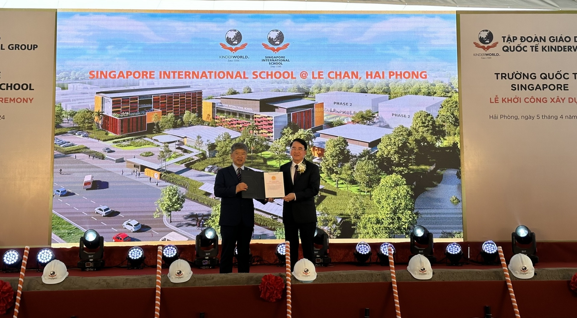 Construction of Singapore International School kicks-off in Haiphong