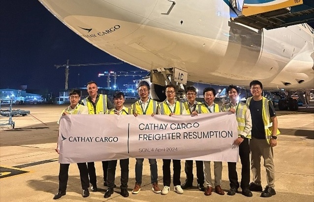 Cathay Cargo resumes Ho Chi Minh City service