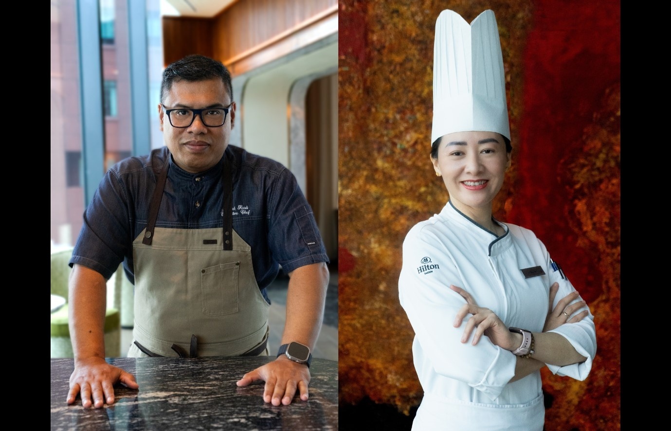 Meet the renowned chefs behind Hilton Saigon's exquisite restaurants