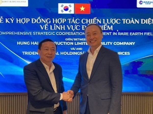 South Korea"s Trident obtains rights to rare earth mines in Vietnam - Vimarsana News