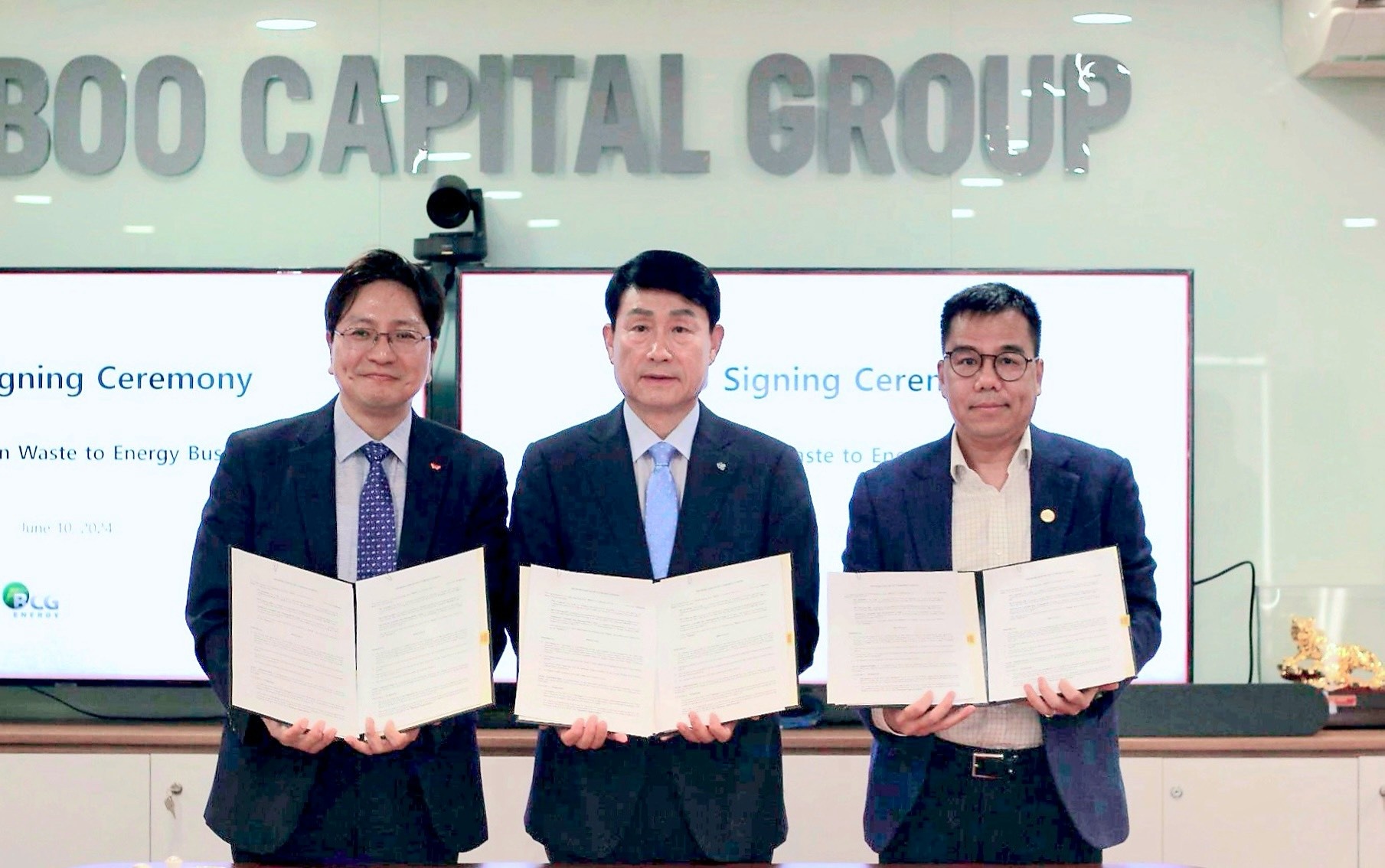 bcg energy teams up with south koreas sk ecoplant and slc for waste to energy projects