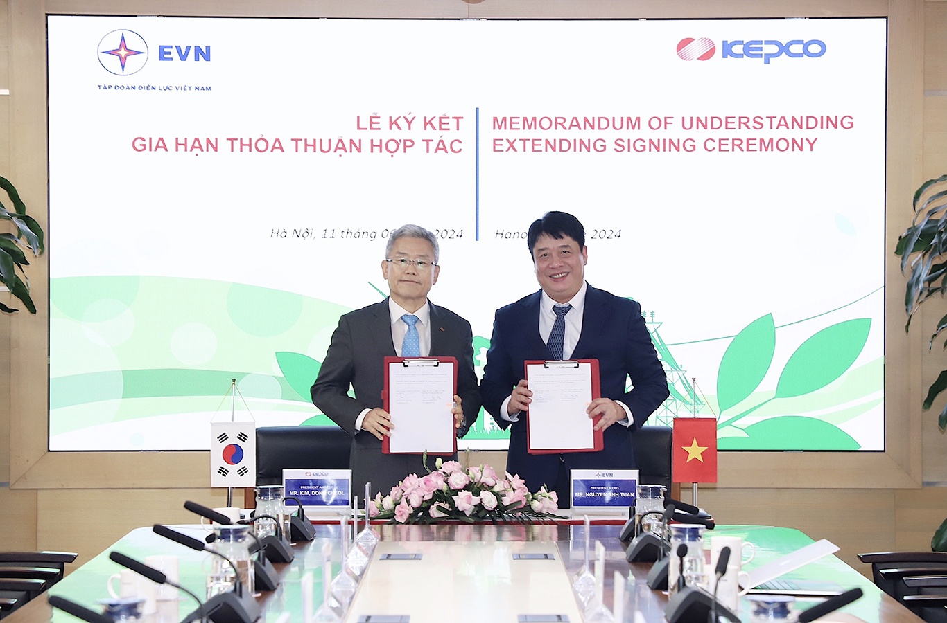 KEPCO extends partnership with EVN