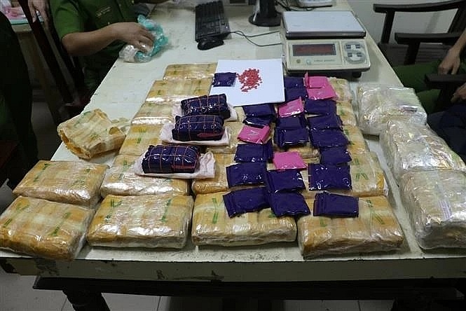 Nghe An busts drug trafficking ring from Laos to Vietnam