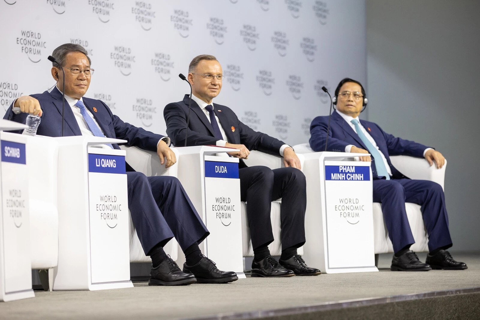 World leaders address WEF conference