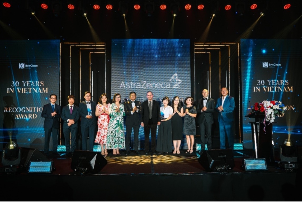 AstraZeneca honoured with award from BritCham