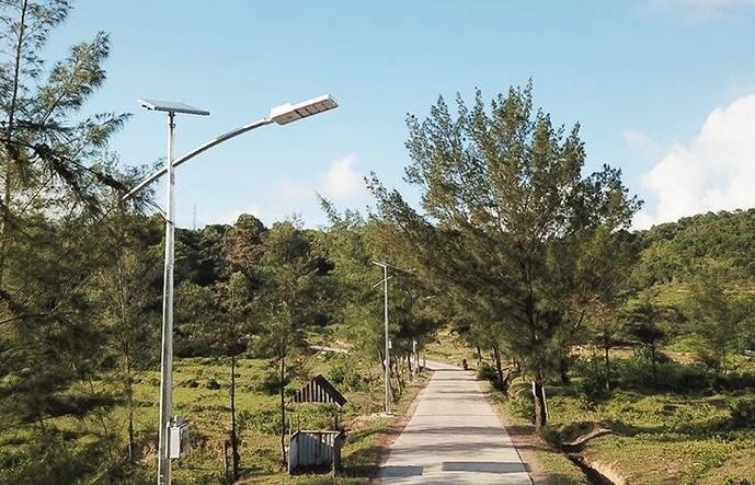 Solar-powered lighting system developed for borders, islands