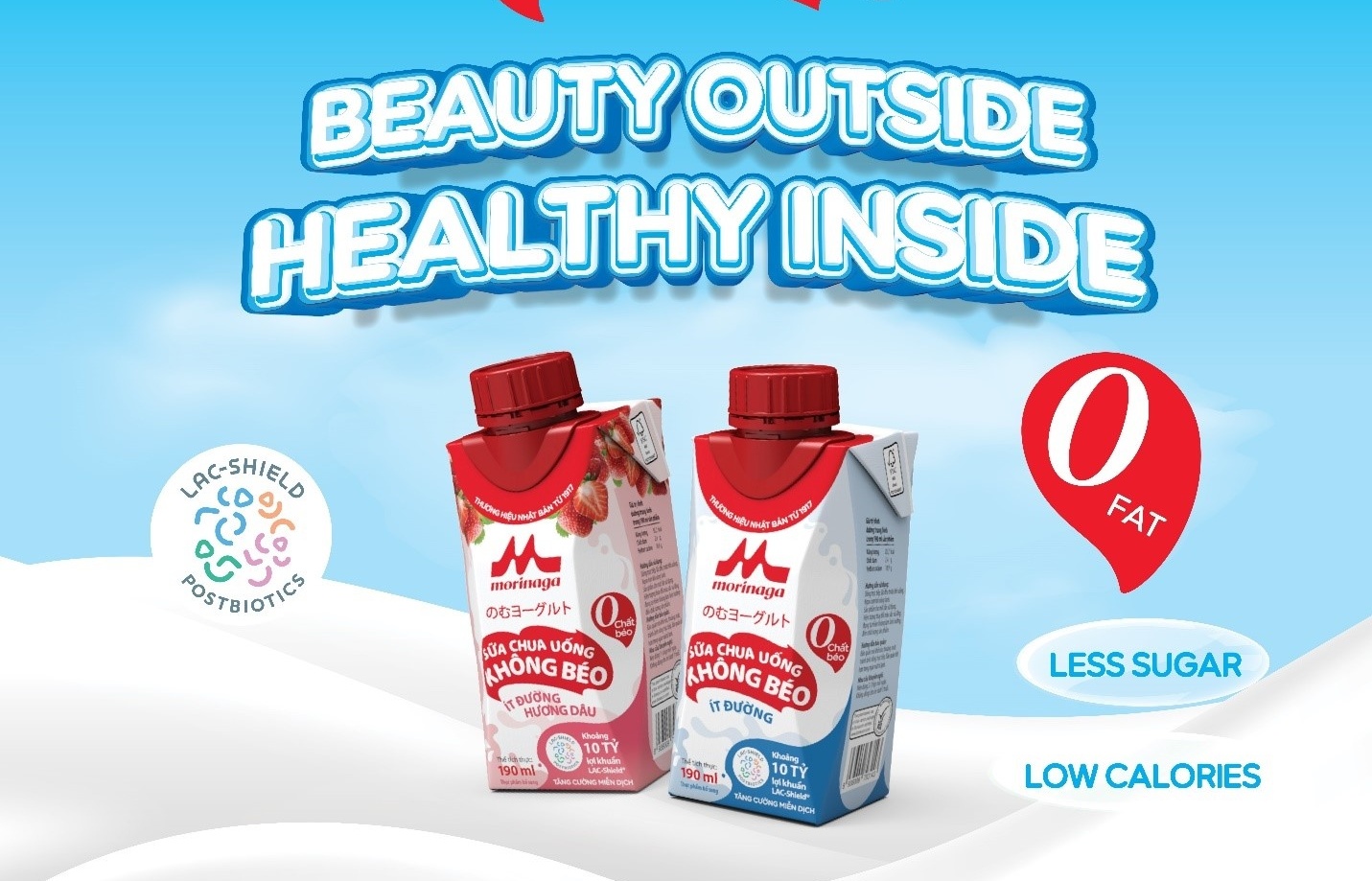 Morinaga Zero Fat Drink Yogurt launches in Vietnam