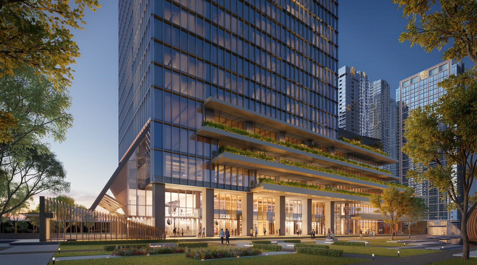 Marina Central Tower opens for retail and office leasing