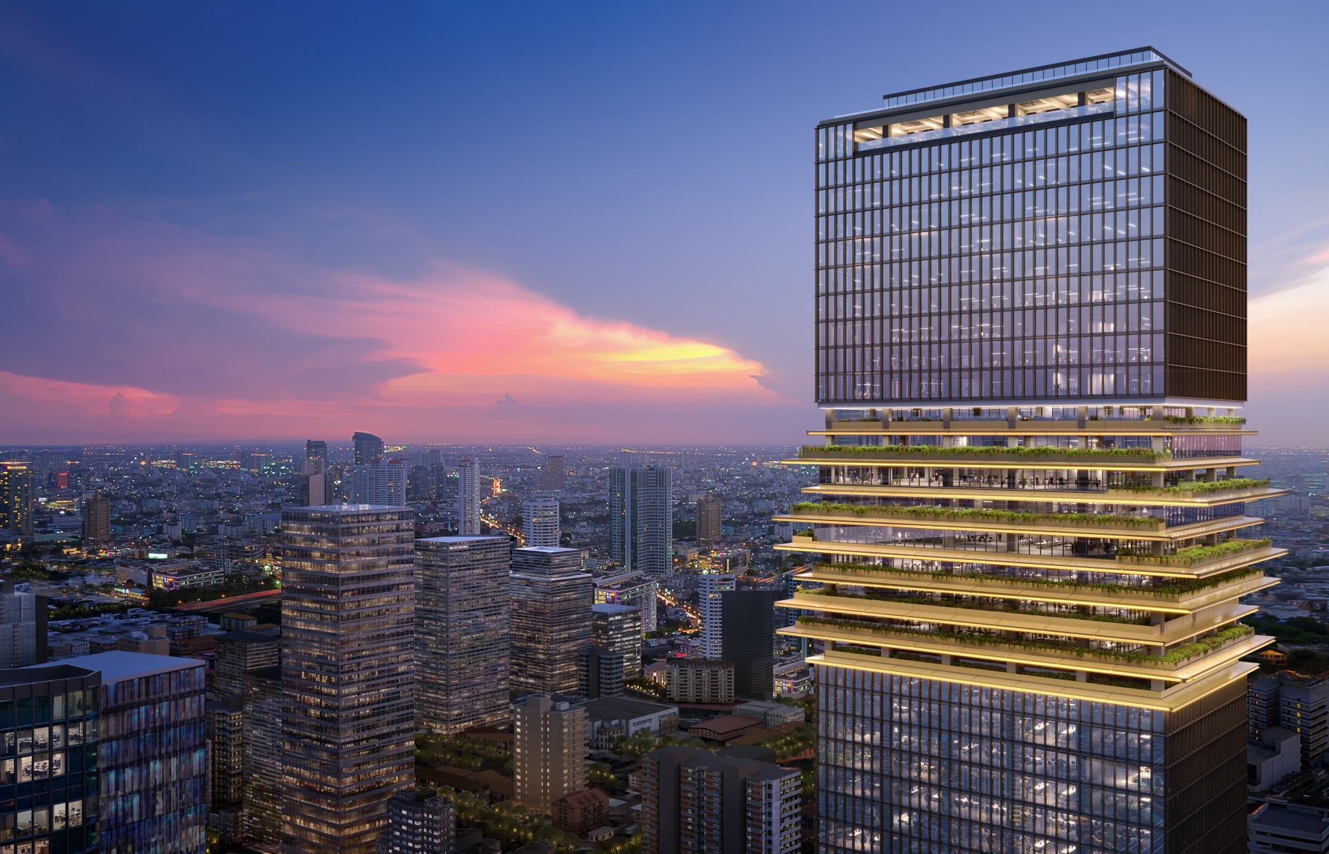 Marina Central Tower opens for retail and office leasing