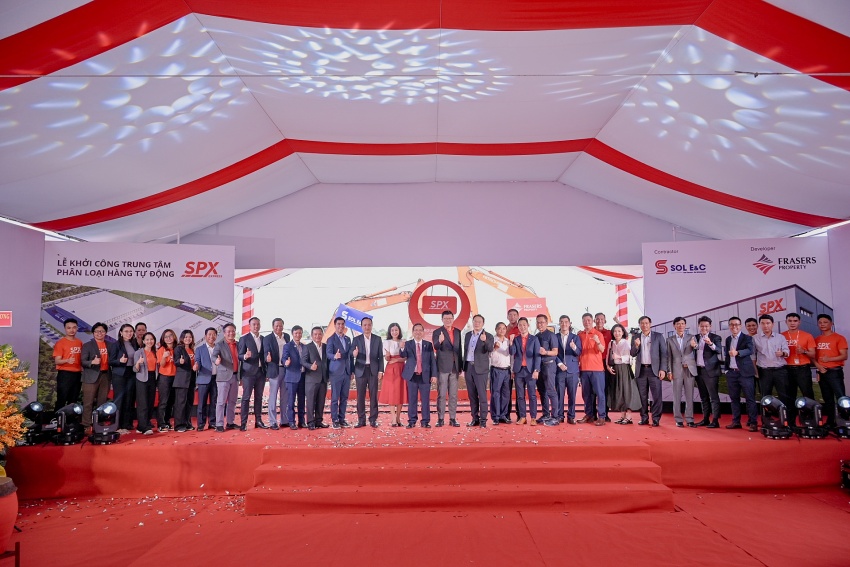 SPX and Frasers Property Vietnam open automated sorting centre in Binh Duong