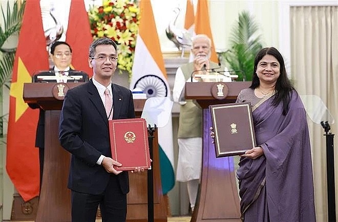 Vietnam, India issue joint statement