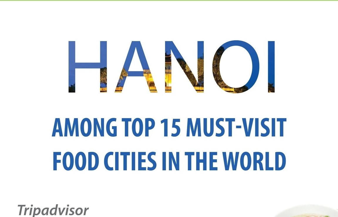 Hanoi listed among the world’s top 15 must-visit food cities