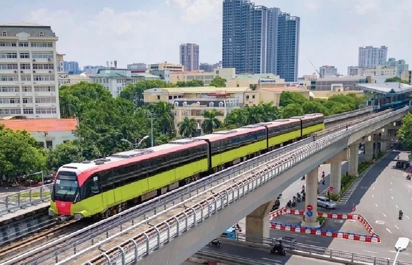 nhon hanoi station metro line begins commercial operation