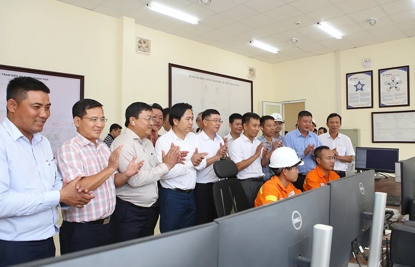 quynh luu thanh hoa 500kv circuit 3 transmission line operational