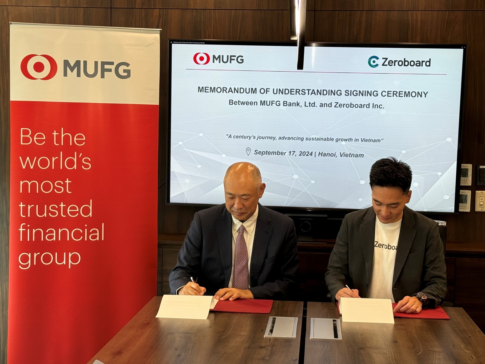 mufg bank vietnam and zeroboard forge partnership in support of decarbonisation management