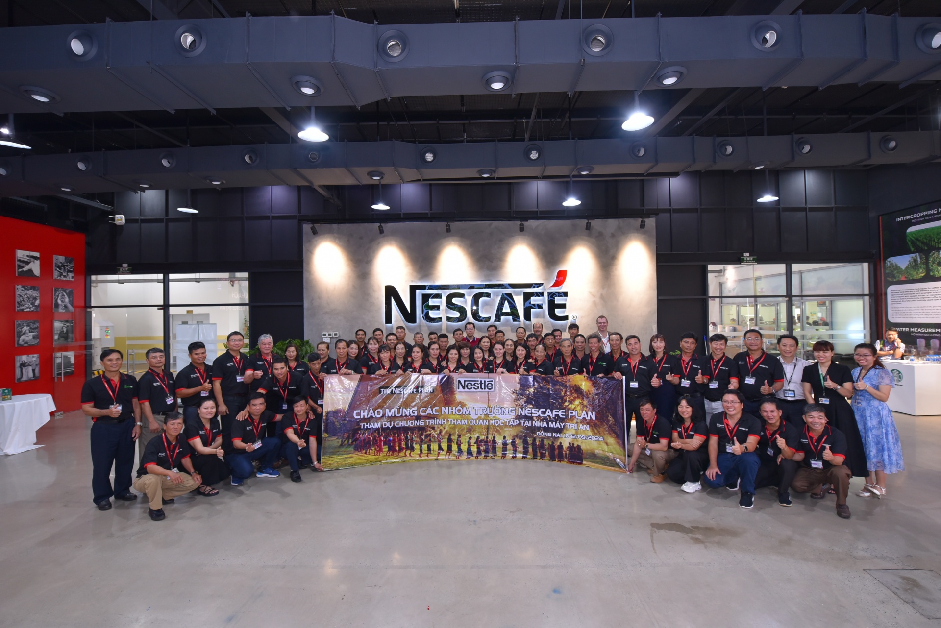 coffee farmers tour nestles tri an factory