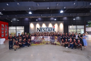 Coffee farmers tour Nestlé's Tri An factory