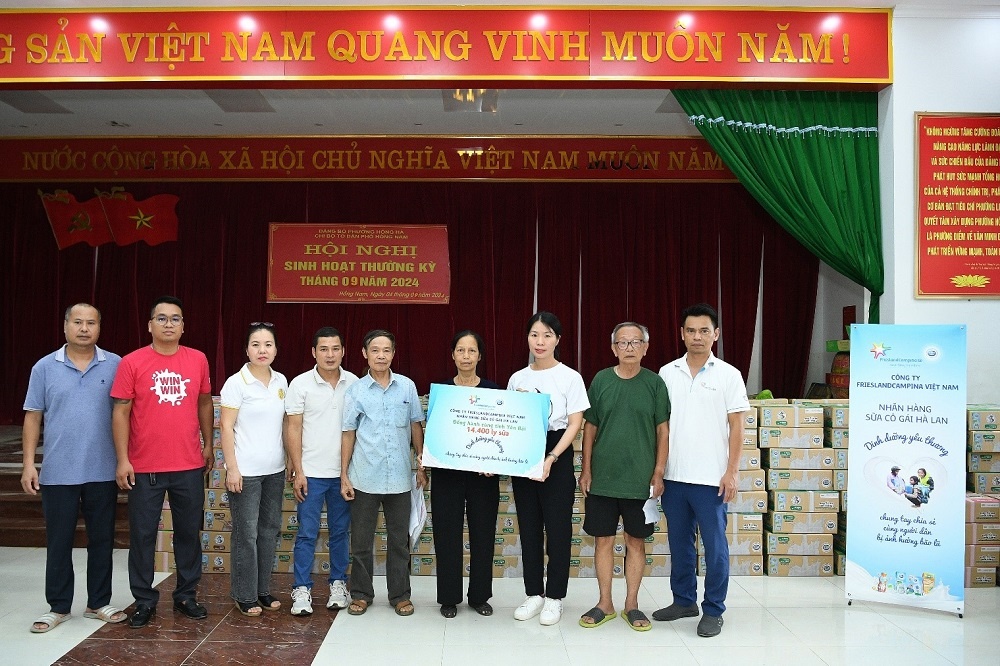 Dutch Lady supports flood victims after Typhoon Yagi