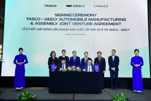 Geely Tiongkok akan membangun fasilitas mobil senilai $168 juta dengan Tasco di Thai Binh