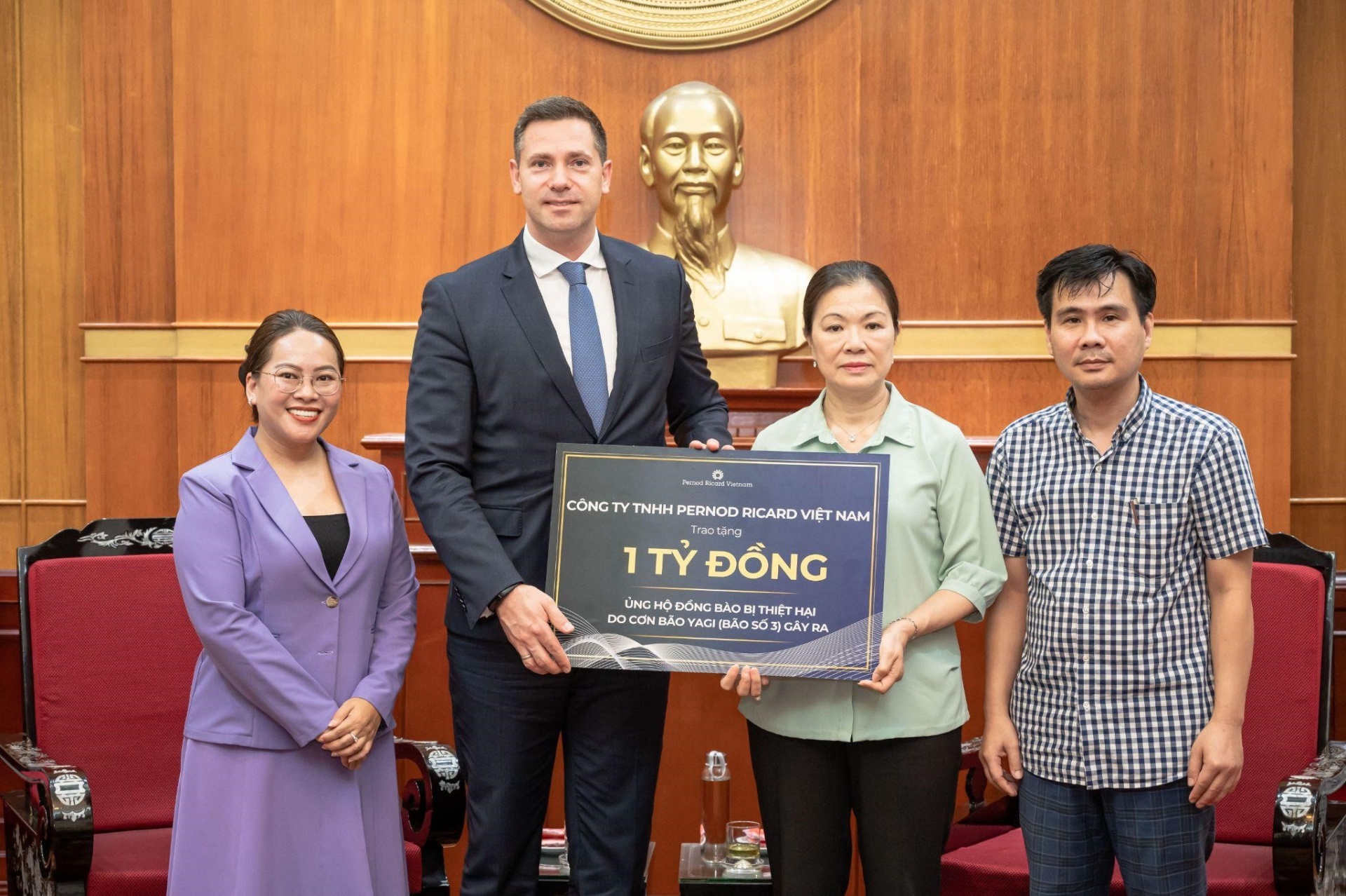 Pernod Ricard supports northern regions affected by Typhoon Yagi