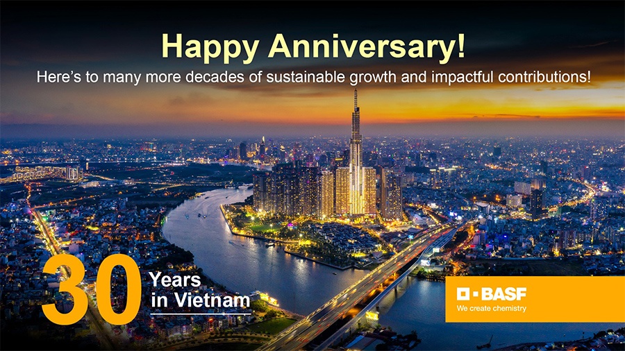 BASF Vietnam 30 years of creating chemistry. In Vietnam, with Vietnam