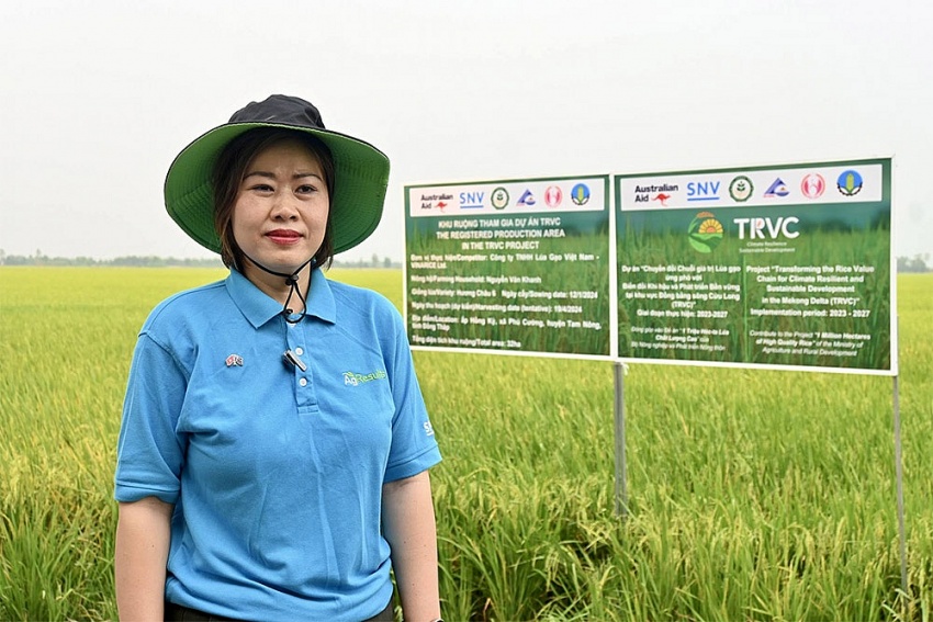 A rice value chain that can address climate change