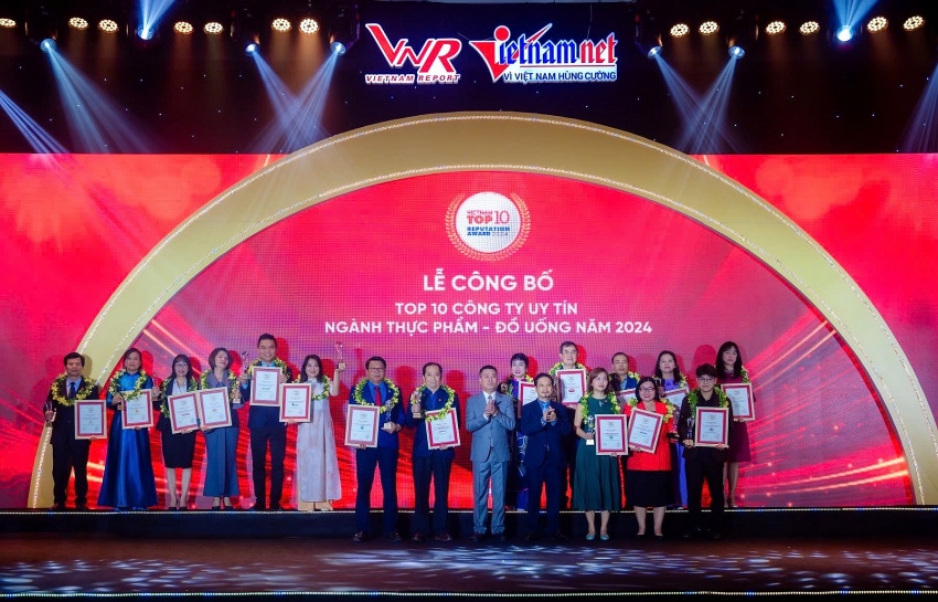 C.P. Vietnam leading Top 10 prestigious food companies for five consecutive years