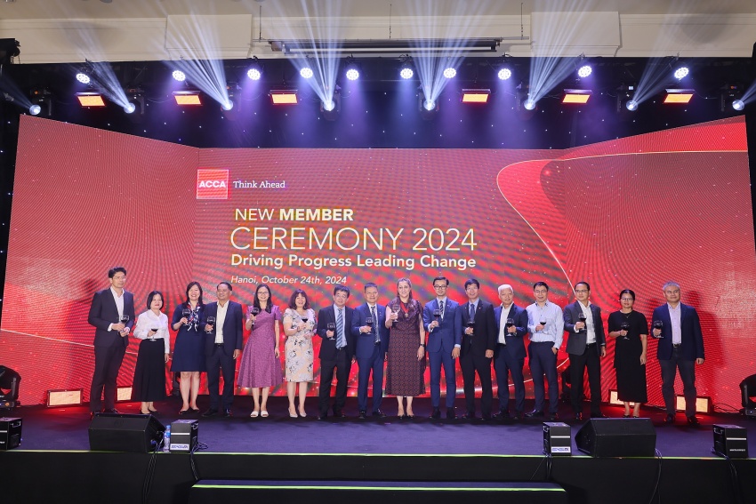 ACCA New Member Ceremony 2024 in Hanoi. Photo: ACCA