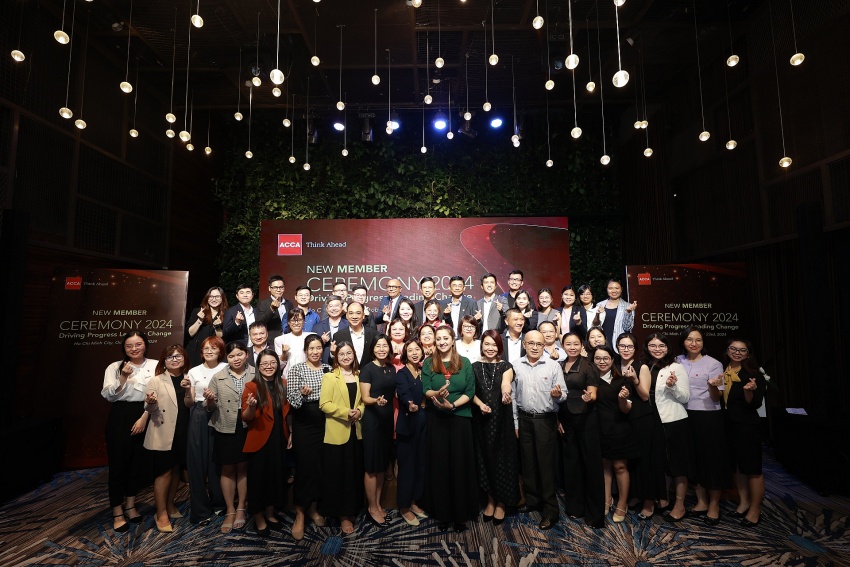 ACCA New Member Ceremony 2024 in Ho Chi Minh City. Photo: ACCA